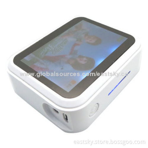 4000maH Illuminated Power Bank Charger, 4,000mAh Big Capacity with Unique Design